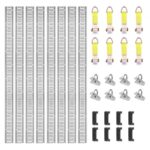 Kit Universal de Rieles E-Track 1524 mm – 24 Piezas de Acero para Camionetas y Remolques