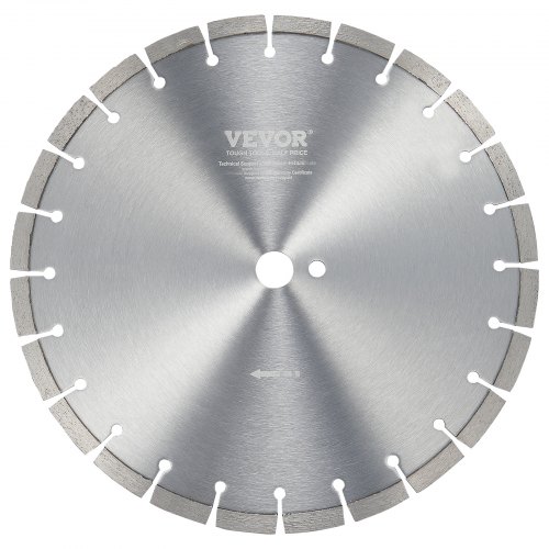 Disco de Corte de Diamante 350 mm Disco de Diamante Húmedo o Seco Hoja de Sierra con Dientes Planos 12 mm Diámetro del Orificio Central Universal 25,4 mm Para Hormigón, Azulejos, Ladrillo