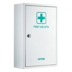 Botiquín de Primeros Auxilios de 3 Estantes, Botiquín Grande Metálico Industrial de Emergencia 460 x 300 x 140 mm con 1000 Piezas de Suministros Médicos para Empresas y Lugares de Trabajo