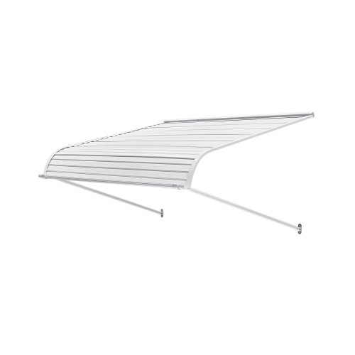 Toldo para Exterior, Área de Protección Solar de 1219 x 1066 mm Toldo de Aleación de Aluminio Resistente a la Oxidación con Voladizo Compatible para Puerta de 1 m de Ancho de Exterior