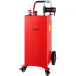 Tanque de Combustible Portátil de 30 galones, 23,5 L/min, 180 W con Ruedas de Bomba Eléctrica, Transferencia de Combustible para Máquina de Aceite Lubricante Diésel, Barco, Motocicleta