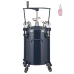Tanque de pintura a presión de 30 L Bote de pintura a presión Entrada de aire de 6,4 mm Salida de 9,5 mm Ajustable Sistema de pulverización de pintura impermeable de 70 PSI para decoración