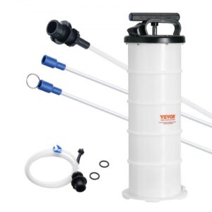 Extractor de Aceite por Vacío 6,5L Manual con Manómetro y Manguera