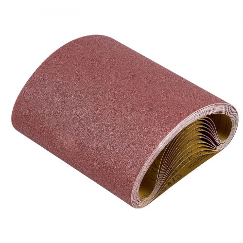 Bandas de Lijado de 202 x 485 mm, 12 Unidades de Ã“xido de Aluminio de Grano 80 para Carpintería, Acero, Aluminio y Metales no Ferrosos, Duraderas y Resistentes al Calor, Ajuste Perfecto