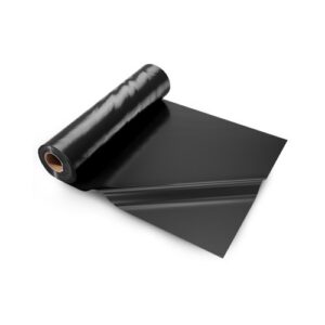Rollo de Láminas de Plástico Espesor de 6 mil 3,05 x 30,48 m Barrera de Vapor para Espacios de Acceso Lámina de Polietileno Resistente para Jardín Suministros de Plástico Agrícola, Negro