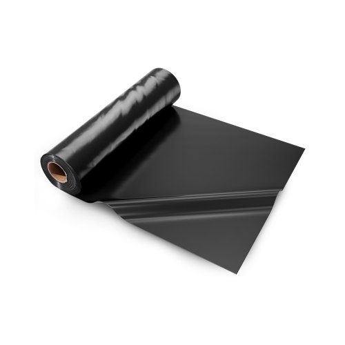 Rollo de Láminas de Plástico Espesor de 6 mil 3,05 x 30,48 m Barrera de Vapor para Espacios de Acceso Lámina de Polietileno Resistente para Jardín Suministros de Plástico Agrícola, Negro
