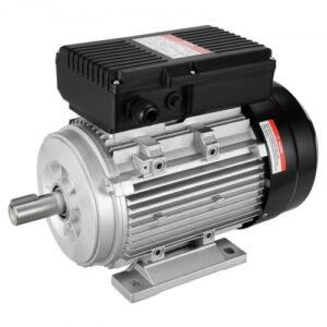 Motor eléctrico 1.5KW 1400 rpm, AC 220~240V 9.85A, 90L, marco B3, motor compresor de aire monofásico, eje con llave de 24 mm, rotación CW/CCW para maquinaria agrícola y equipos generales