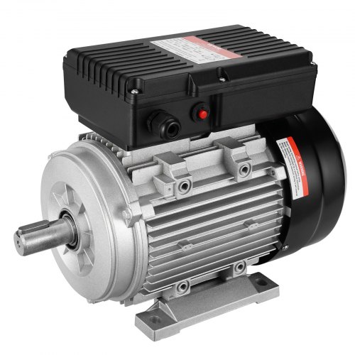 Motor eléctrico 1.1KW 2800 rpm, AC 220~240V 7.1A, 90S, marco B3, motor de compresor de aire monofásico, eje con llave de 24 mm, rotación CW/CCW para maquinaria agrícola y equipos generales