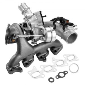 Turbocompresor Completo con Kit de Juntas y Válvula Solenoide, Compatible con Chevy Chevrolet Cruze 2011-2019, 1.4T, 781504-5001S, 781504-0005, 55565353, 781504-0001, 860156, 330 x 270 x 195 mm