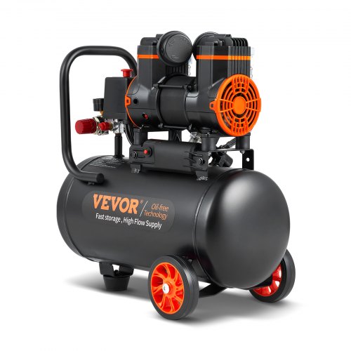 Compresor de Aire 18L 900W Silencioso sin Aceite – 70 dB