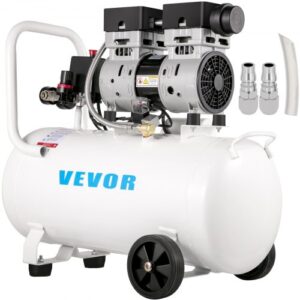 Compresor de Aire 50L 750W Silencioso 68 dB sin Aceite