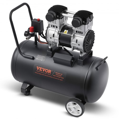 Compresor de Aire 60L 2 HP 125 PSI sin Aceite