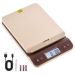 Báscula Postal Digital Portátil de 40 kg, Alta Precisión de 2 g, ABS, con Función de Retención de Tara, Apagado Automático, Calibración, Soporte Plegable, para Envíos de Cartas y Paquetes