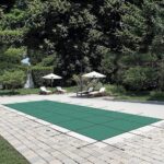 Cubierta de Seguridad para Piscina Tamaño de Cubierta 5,5 x 12,8 m, Cobertor de Piscina Tamaño de Piscina 4,9 x 12,2 m, Lona de Piscina, para Todo Tipo de Piscinas como Hogar, Jardín, Hotel