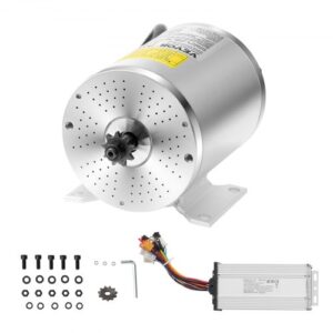 Kit de Motor Eléctrico sin Escobillas de CC de 2000 W, 60 V y 4500 RPM con Controlador de Velocidad Mejorado para Karts, Bicicletas Eléctricas, Motocicletas y Scooters, 134 x 107 x 112 mm