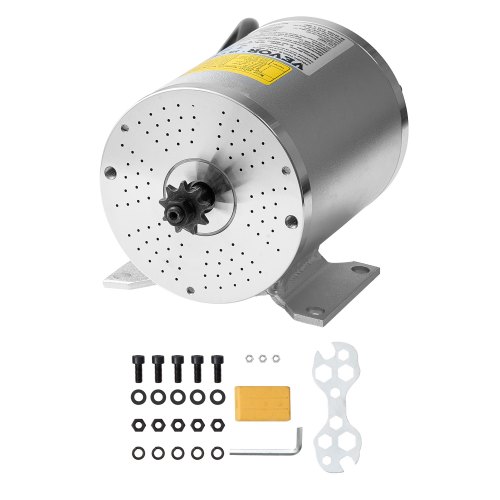 Motor Eléctrico sin Escobillas de CC de 3000 W, Motor Eléctrico para Karts de 72 V y 4900 RPM, Motor Eléctrico para Motos de Cross, Scooters y Bicicletas Eléctricas, 5,5 N.m, 134 x 107 x 112 mm