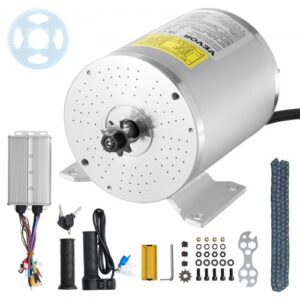 Kit de Motor Eléctrico sin Escobillas de CC 3000 W, 72 V y 4900 RPM con Controlador de Velocidad Mejorado y Kit de Empuñadura del Acelerador para Bicicletas Eléctricas, Motocicletas y Scooters