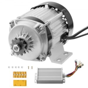 Kit de Motor Eléctrico sin Escobillas de CC 500 W: Motor de 48 V y 2700 RPM con Controlador de Velocidad Mejorado para Karts, Bicicletas Eléctricas, Motocicletas y Scooters, 240 x 172 x 155 mm