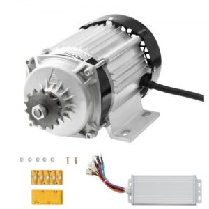 Kit de Motor Eléctrico sin Escobillas de CC 750 W: Motor de 48 V y 2700 RPM con Controlador de Velocidad Mejorado para Karts, Bicicletas Eléctricas, Motocicletas y Scooters, 278 x 172 x 155 mm