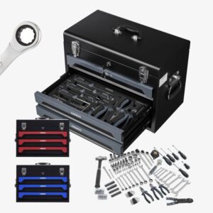 Caja de herramientas incl. 172 piezas antracita