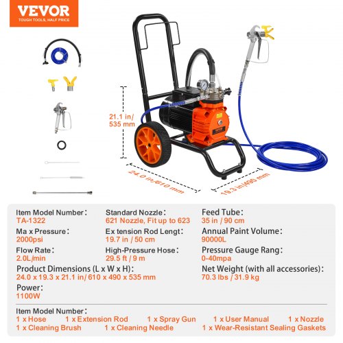 diaphragm airless spraying machine f6 2