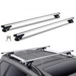 Barras Transversales de Aluminio con Cerradura para Rieles Elevados, 90 kg