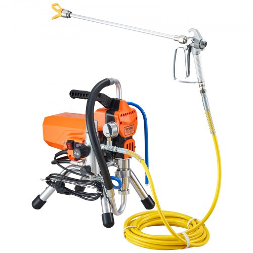 Pulverizador de Pintura 2200 W Máquinas Pintura Airless 2 L/min Pistola de Pulverización Eléctrica sin Aire Presión Máxima 3000 PSI con Manguera de 9 m para Pared, Mueble, Exterior, Interior