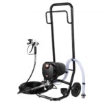 Pulverizador de pintura sin aire enrollable 750W 3000psi, pulverizadores de pintura Máquina de pintura en aerosol Sistema de pulverizador de pintura sin aire de alta presión con manguera de 15 m