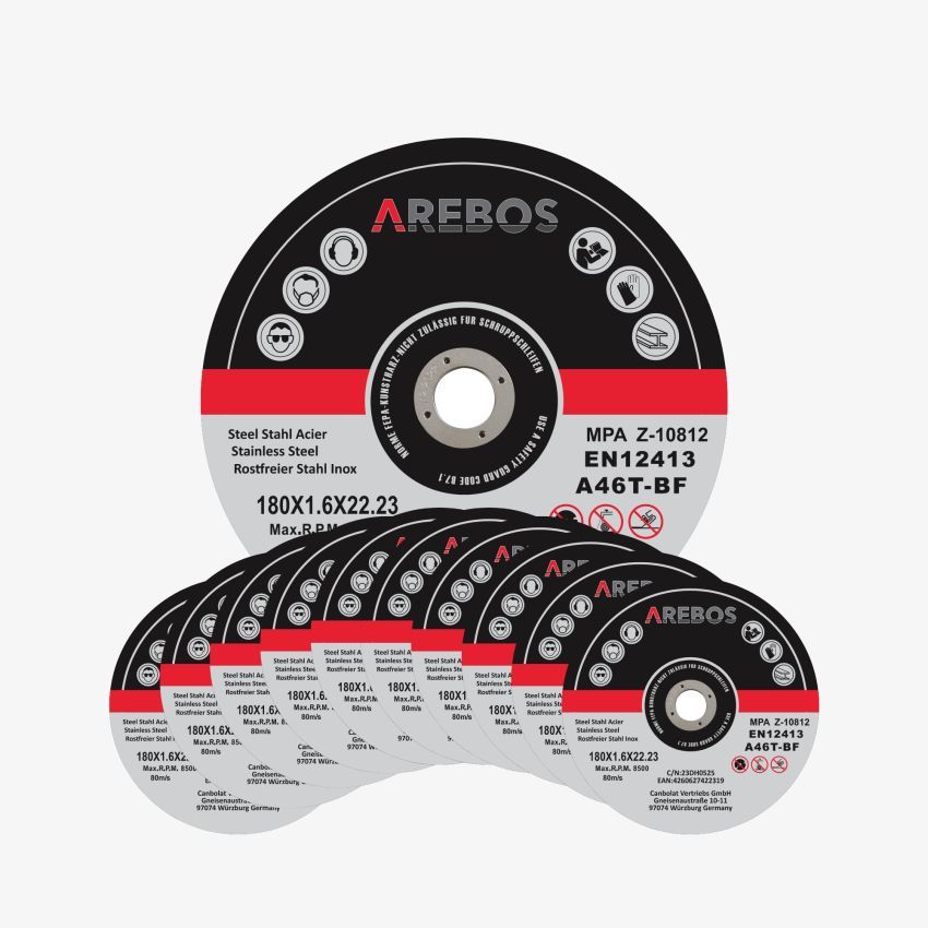 Discos de corte 180 mm - 50 piezas
