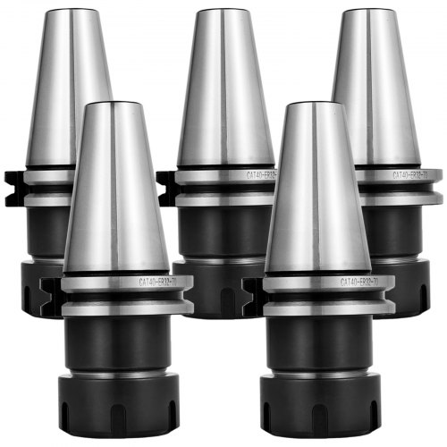 VEVOR Portabrocas CAT40 ER32 5 piezas portabrocas de precisión portaherramientas para máquina de grabado CNC herramienta de torno de fresado CNC prensas de taladro, necesidades industriales estándar