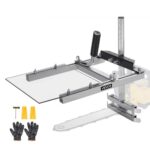 VEVOR Aserradero de Motosierra Móvil, Aserradero para Vigas de Tablones de 41-51 cm, Guía de Corte Transversal de Madera con Protector, Grosor de Corte 0,508 a 29,99 cm, 405 x 315 x 467 mm, Plata