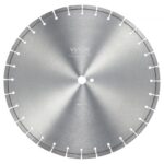 VEVOR Disco de Corte de Diamante 450 mm Disco de Diamante Húmedo o Seco Hoja de Sierra con Dientes Planos 12 mm Diámetro del Orificio Central Universal 25,4 mm Para Hormigón, Azulejos, Ladrillo