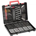 VEVOR 318 PCS Juego de Brocas Juego de Brocas para Taladro y Destornillador con Estuche de Transporte, Juego de Brocas para Destornillador Adecuadas para Taladrar y Atornillar Madera, Metal, Cemento