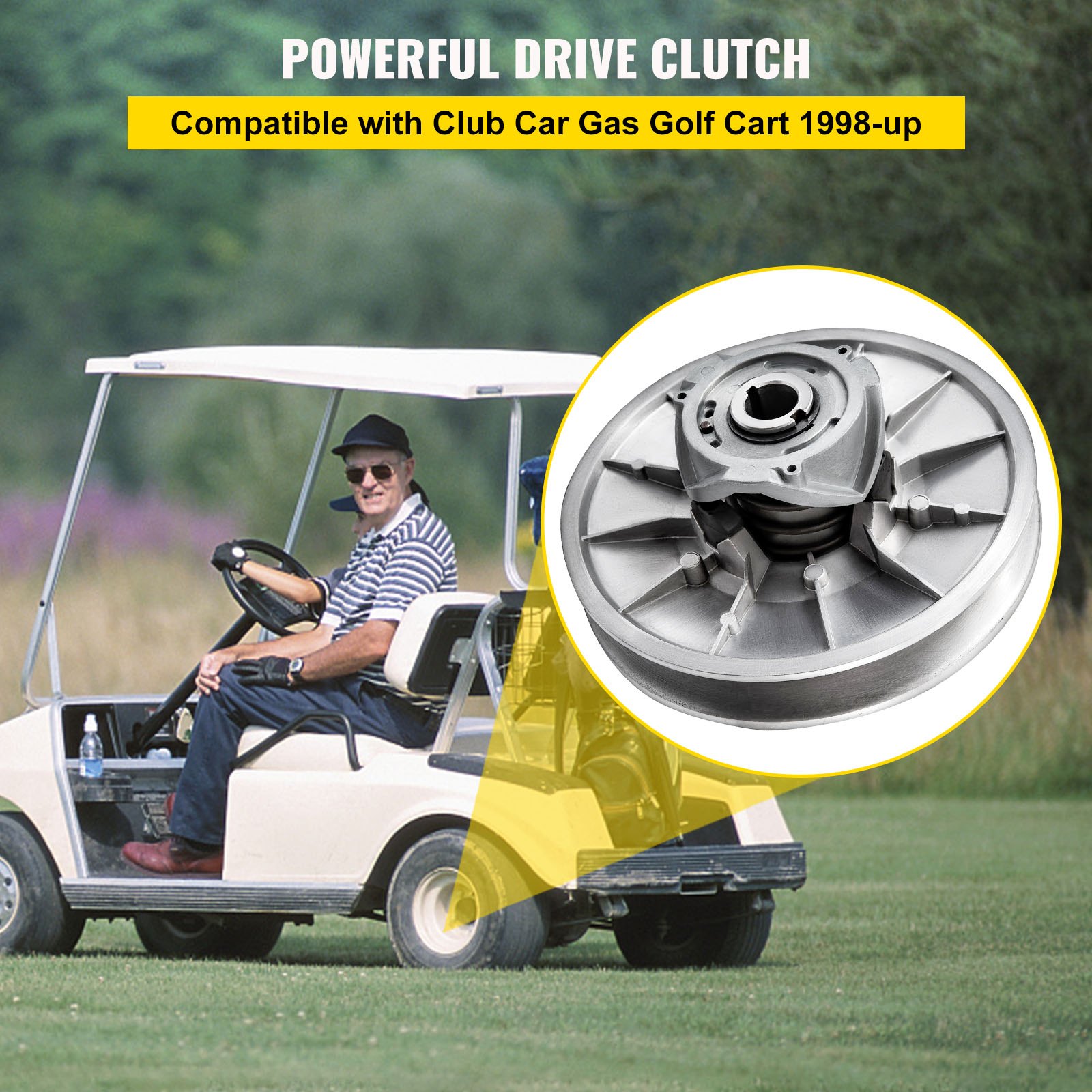 VEVOR Carro de golf embrague de alto par para Club Car DS y modelos anteriores de 1997 en adelante