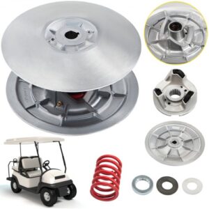 VEVOR Kit de embrague de accionamiento secundario para carrito de golf, embrague de superficie metálica 1985-2007, compatible con carritos de golf Yamaha G2-G28 de gama baja (con resorte)