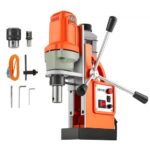 VEVOR 1200 W Taladro de Columna Magnético, Diámetro de Perforación de 38 mm Potencia de 10000 N Velocidad de 900 RPM, con Vástago Weldon, Refrigeración Eficiente, para Superficies Metálicas