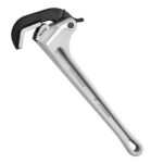 VEVOR Llave para Tubo Recto de Aluminio 18" Llave para Plomería Ajustable con Mandíbula de Alta Resistencia Mango Ergonómico Fácil de Transportar para Tuberías de Agua, Reparaciones de Automóviles