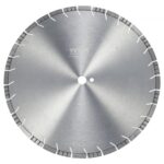 VEVOR Disco de Corte de Diamante 450 mm Disco de Diamante Húmedo o Seco Hoja de Sierra con Dientes Inclinados 12 mm Diámetro del Orificio Central Universal 25,4 mm Para Hormigón, Azulejos, Ladrillo