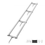 VEVOR Sistema de Guía de Riel de Molino Guía de Fresado de 2,7 m 4 Kits de Barra Transversal Sistema de Riel de Aserradero de Aluminio Funciona con Aserraderos de Cadena para Carpinteros de Molinos
