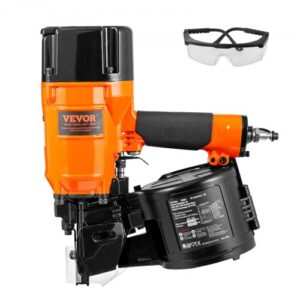 Clavadora neumática para revestimientos y marcos de bobinas VEVOR CN83N, de 2" a 3-1/4", con ajuste de profundidad sin herramientas, 15 grados, 70-120 PSI, para revestimientos, revestimientos, madera, cercas y cubiertas