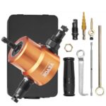 VEVOR Mordisqueador de Chapa de Doble Cabezal Taladro Eléctrico Giratorio 360° Cortador de Placa 1500-3000 RPM Espesor de Corte 1,6 mm Cizallas de Chapa en Taladro para Cortar Metales Plástico Madera