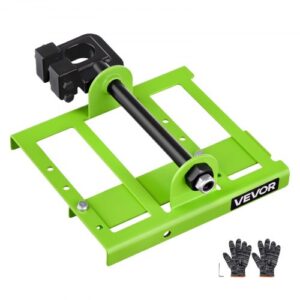 VEVOR Guía para Motosierra, Ancho Ajustable de 5 a 15 cm, Guía Vertical para Madera, Aserradero Móvil de Hierro Fundido, para Trabajadores de la Construcción y la Carpintería, 240 x 205 x 76 mm