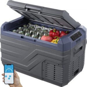 Nevera de Compresión Portátil VEVOR 30L 12/24V 230V | -20°C a 20°C para Coche, Camión, Barco y Camping