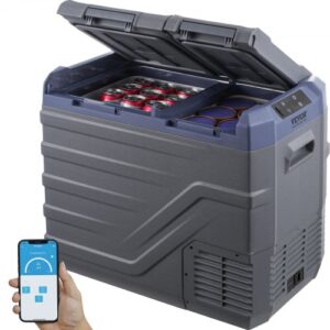 Nevera de Compresión Portátil 40L Doble Zona | 12/24V y 100–240V -20°C a 20°C para Coche, Camión y Camping