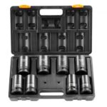 VEVOR Juego de Llaves de Vaso de Impacto 2,54cm Herramienta de Trinquete 8 PCS