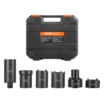 VEVOR 6 PCS Kit de Herramientas para Tuercas de Eje de 12,7 mm con Estuche de Almacenamiento, Removedor de Retenedores de Tuercas de Eje para Tuercas de Eje para Vehículos Toyota, Ford, 4WD y GM