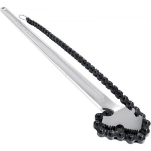 VEVOR Llave de cadena con mango de 610 mm cadena de 560 mm llave para tubos de acero al carbono adecuada para reparación de tanques de gasolina fontanería doméstica mantenimiento de vehículos