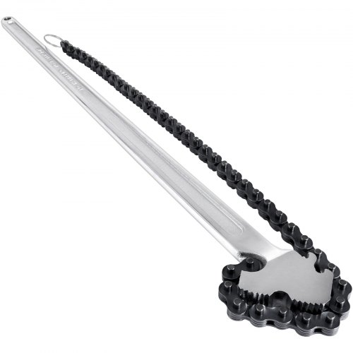 VEVOR Llave de cadena con mango de 610 mm cadena de 560 mm llave para tubos de acero al carbono adecuada para reparación de tanques de gasolina fontanería doméstica mantenimiento de vehículos