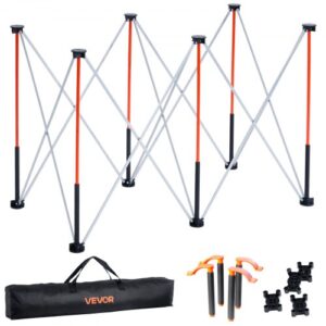 VEVOR Banco de Trabajo Plegable Portátil, Banco de Trabajo 1267 x 665 x 867 mm con Bolsa de Almacenamiento (Tablero no Incluido), Capacidad de Peso de 1135 kg para Garaje, Taller y Exterior