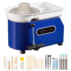 Torno de alfarero eléctrico 28 cm 450W VEVOR con pedal | Máquina de cerámica profesional